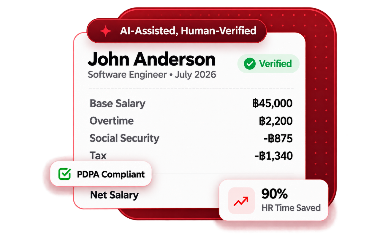 A full-service payroll outsourcing solution that uses AI to cut errors, with our specialists verifying every batch before it goes live.
